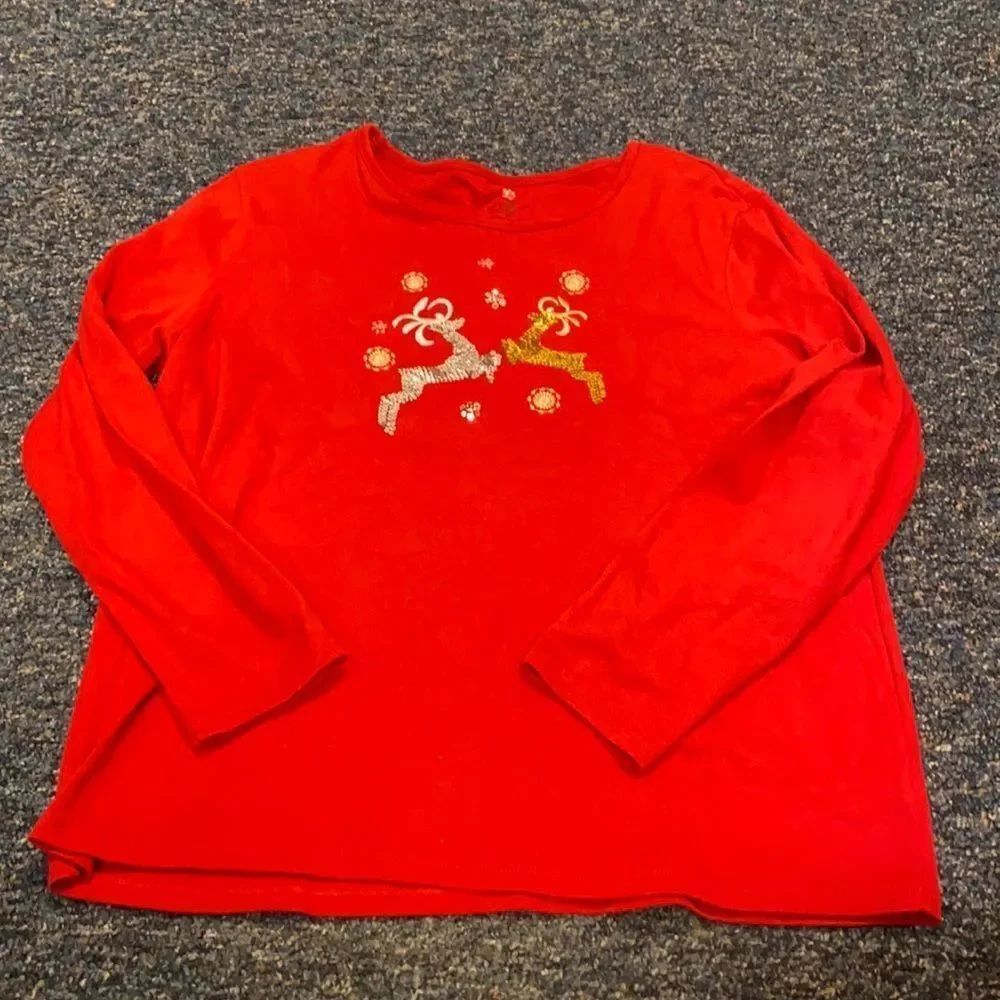 Mercer Street Reindeer Top sz. XL